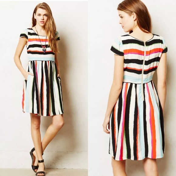 Anthropologie Dresses & Skirts - Anthropologie Maeve Peralta Colorful Striped Dress